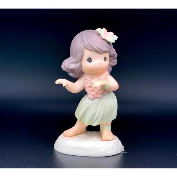 Precious Moments Hawaiian Hula Girl Figurine | Island Dance Collectible - Picture 1 of 3